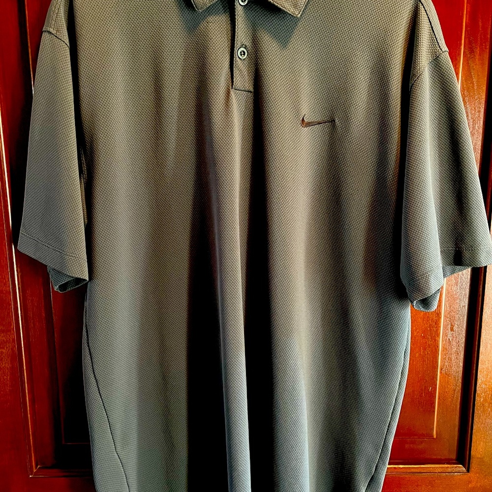 Nike Golf Dri Fit Polo Shirt Men’s XL Gray
